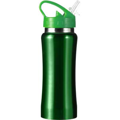 Picture of STEEL DRINK BOTTLE (600ML) SINGLE WALLED in Green