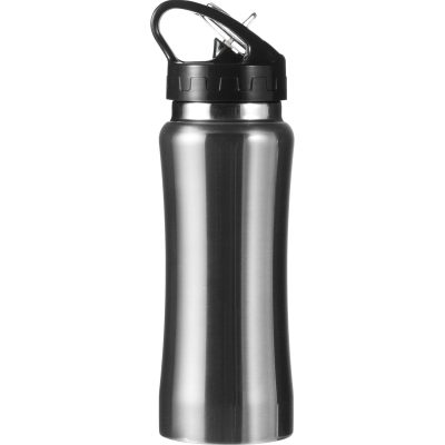 Picture of STEEL DRINK BOTTLE (600ML) SINGLE WALLED in Silver