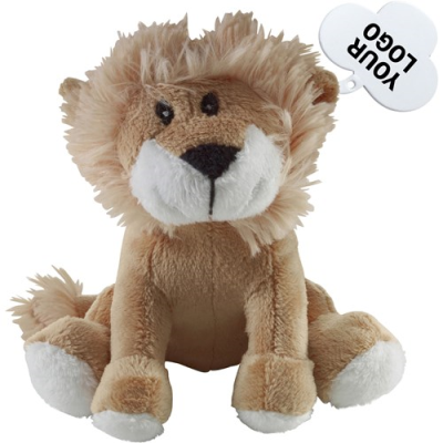 Picture of SOFT TOY LION in Brown