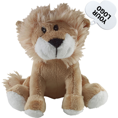 Picture of SOFT TOY LION in Brown.