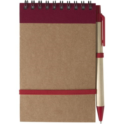 Picture of RECYCLED NOTE BOOK in Red