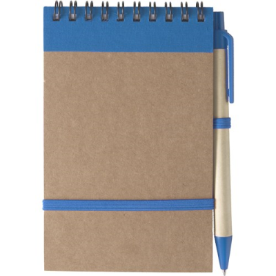 Picture of RECYCLED NOTE BOOK in Light Blue