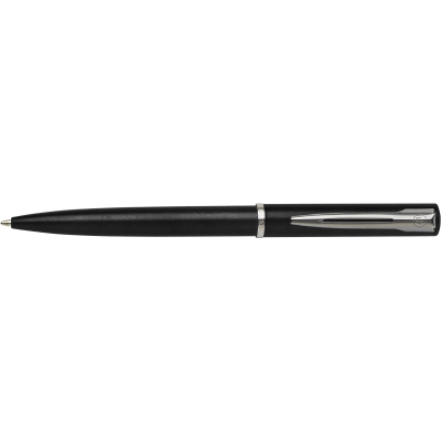 Picture of WATERMAN GRADUATE SILVER CHROME BALL PEN in Black.