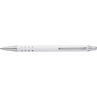 Picture of ALUMINIUM METAL BALL PEN in White