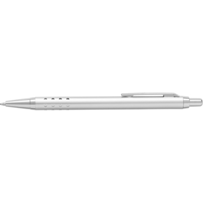 Picture of ALUMINIUM METAL BALL PEN in Silver.