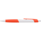 Picture of PLASTIC BALL PEN with Rubber Grip in Orange