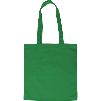 Picture of ECO FRIENDLY COTTON SHOPPER TOTE BAG in Green.