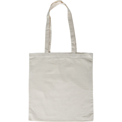 Picture of ECO FRIENDLY COTTON SHOPPER TOTE BAG in Khaki.