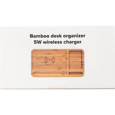 Picture of BAMBOO DESK ORGANIZER in Bamboo.