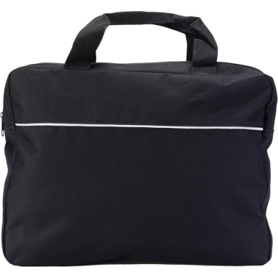 Picture of DOCUMENT BAG in Black.