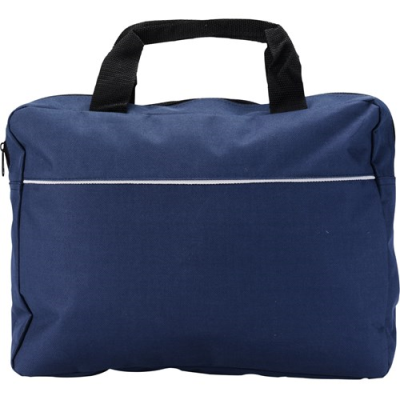 Picture of DOCUMENT BAG in Blue.