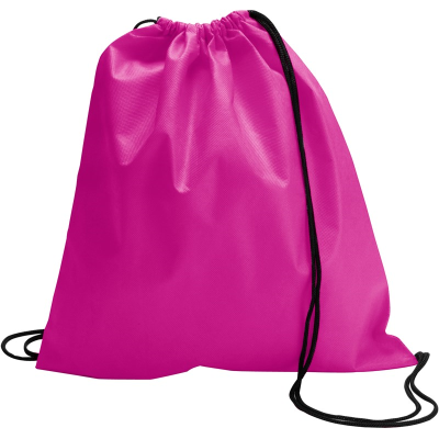 Picture of DRAWSTRING BACKPACK RUCKSACK in Pink