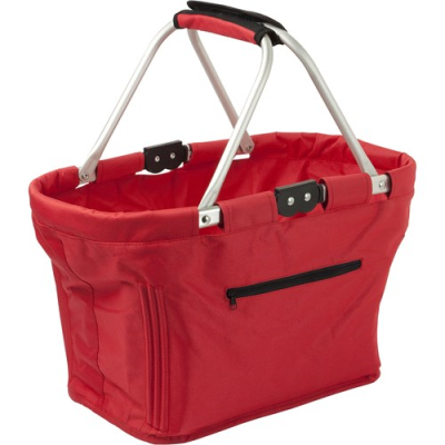 Picture of FOLDING SHOPPER TOTE BAG in Red.