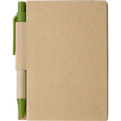 Picture of SMALL NOTE BOOK in Light Green.