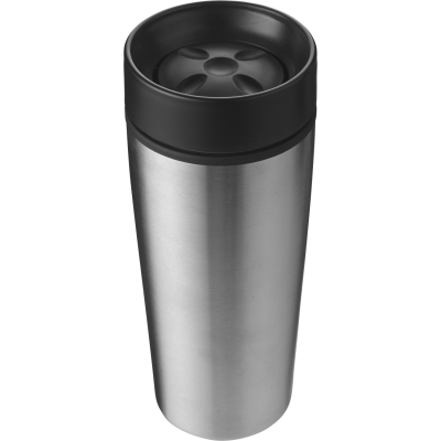 Picture of TRAVEL MUG in Silver.