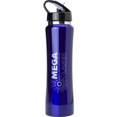 Picture of STEEL FLASK, 500ML in Cobalt Blue