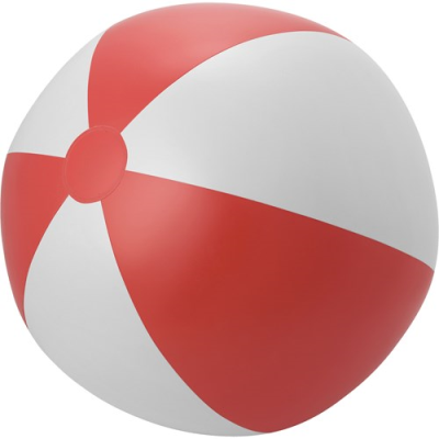 Picture of LARGE BEACH BALL in Red & White