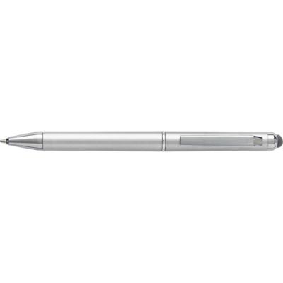 Picture of PLASTIC BALL PEN in Silver.