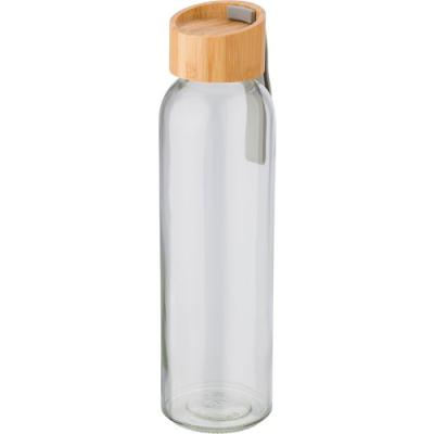 Picture of GLASS DRINK BOTTLE (600 ML) in Brown