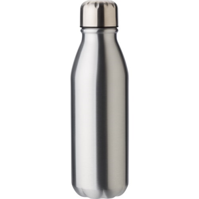 Picture of ALUMINIUM METAL SINGLE WALL DRINK BOTTLE in Silver