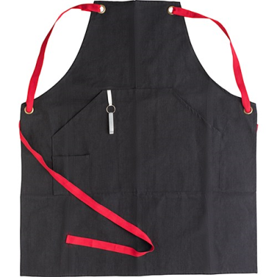 Picture of POLYESTER AND COTTON APRON in Red