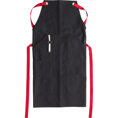 Picture of POLYESTER AND COTTON APRON in Red