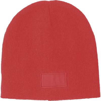 Picture of ACRYLIC BEANIE in Red.