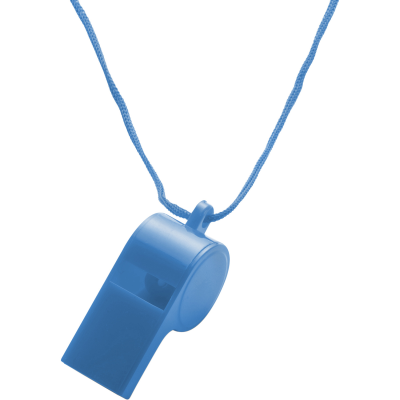 Picture of PLASTIC WHISTLE in Blue.