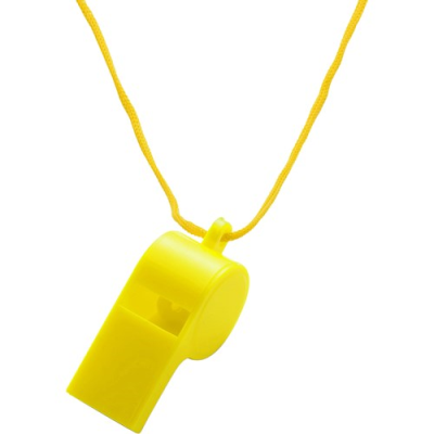 Picture of PLASTIC WHISTLE in Yellow