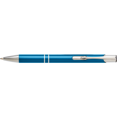 Picture of ALUMINIUM METAL BALL PEN in Blue