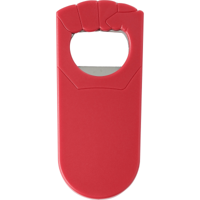 BOTTLE OPENER in Red.