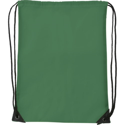 Picture of DRAWSTRING BACKPACK RUCKSACK in Green.