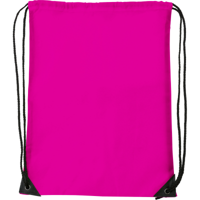 Picture of DRAWSTRING BACKPACK RUCKSACK in Pink