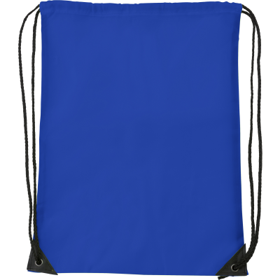 Picture of DRAWSTRING BACKPACK RUCKSACK in Cobalt Blue.