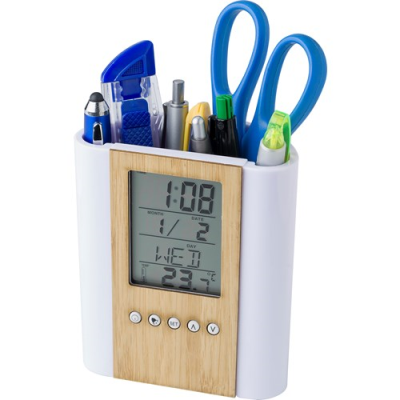 Picture of BAMBOO CLOCK PENHOLDER