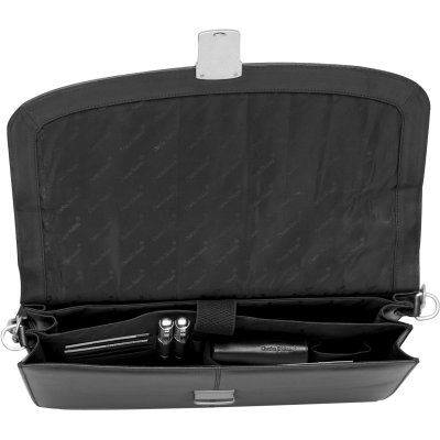 Picture of CHARLES DICKENS® LEATHER BRIEFCASE in Black