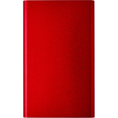 Picture of ALUMINIUM METAL POWER BANK in Red