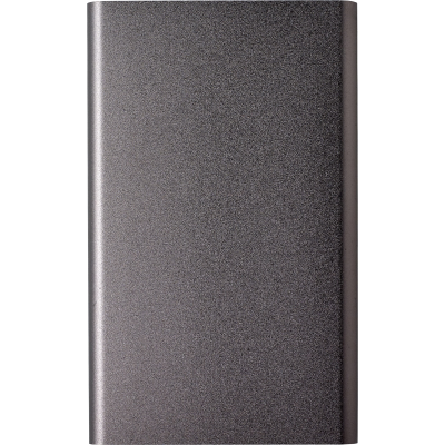 Picture of ALUMINIUM METAL POWER BANK in Gun metal