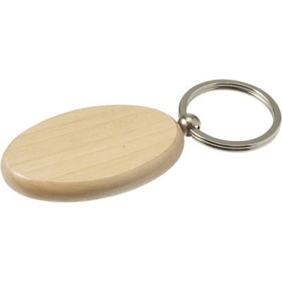 Picture of WOOD KEY HOLDER KEYRING in Brown