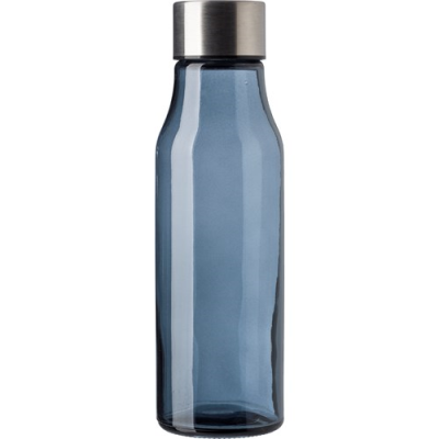 Picture of GLASS AND STAINLESS STEEL METAL BOTTLE (500 ML) in Black
