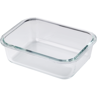 Picture of GLASS LUNCH BOX in Clear Transparent