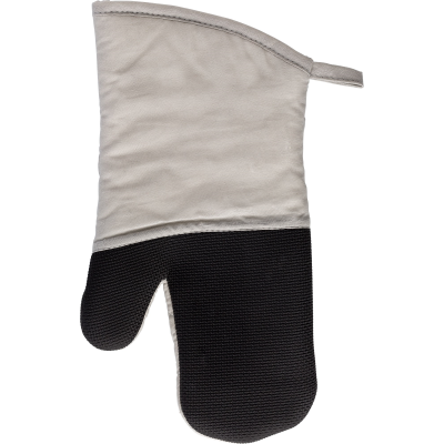 Picture of COTTON OVEN MITTEN in Grey.