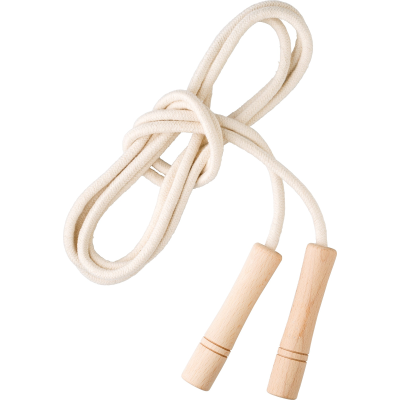 Picture of COTTON SKIPPING ROPE in Brown.