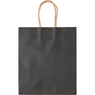 Picture of PAPER GIFTBAG in Black.