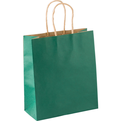 Picture of PAPER GIFTBAG in Green.