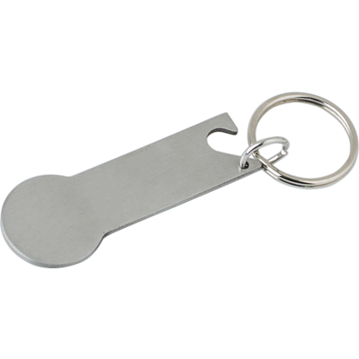 Picture of STAINLESS STEEL METAL MULTIFUNCTION KEYRING CHAIN in Silver