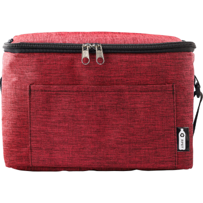 Picture of RPET COOL BAG in Red.