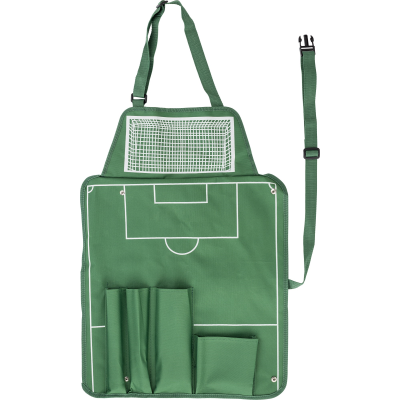 Picture of BARBECUE SET APRON, FOOTBALL in Green