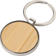 Picture of BAMBOO AND METAL KEY CHAIN  in Bamboo