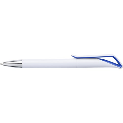 Picture of BALL PEN with Geometric Neck in Blue.